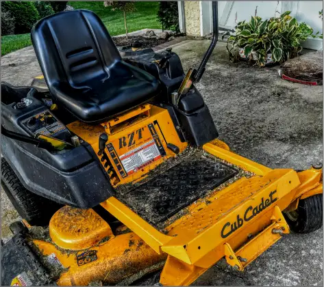 riding mower service