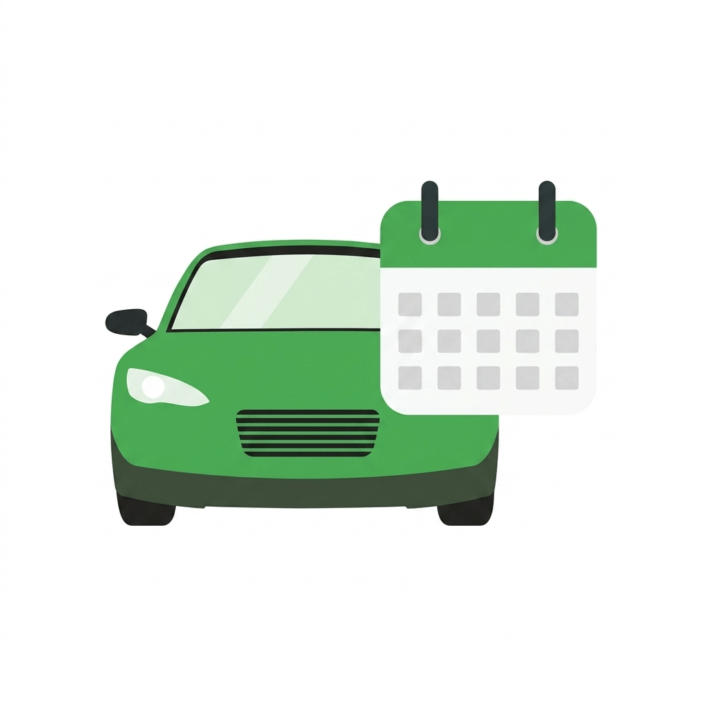 Scheduled car maintenance